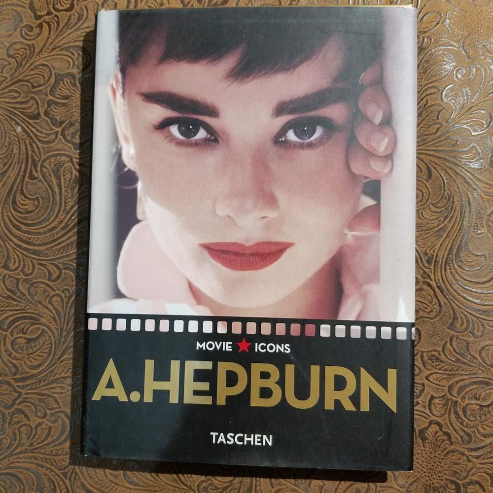 Taschen Movie Icons A. Audrey Hepburn Hardcover Book Photos Coffee Table
